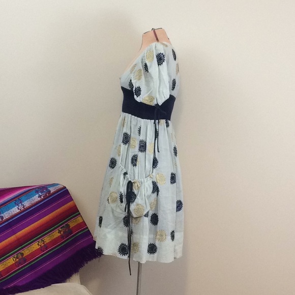 Cindy Lee brand deep-neck dress - Picture 2 of 7